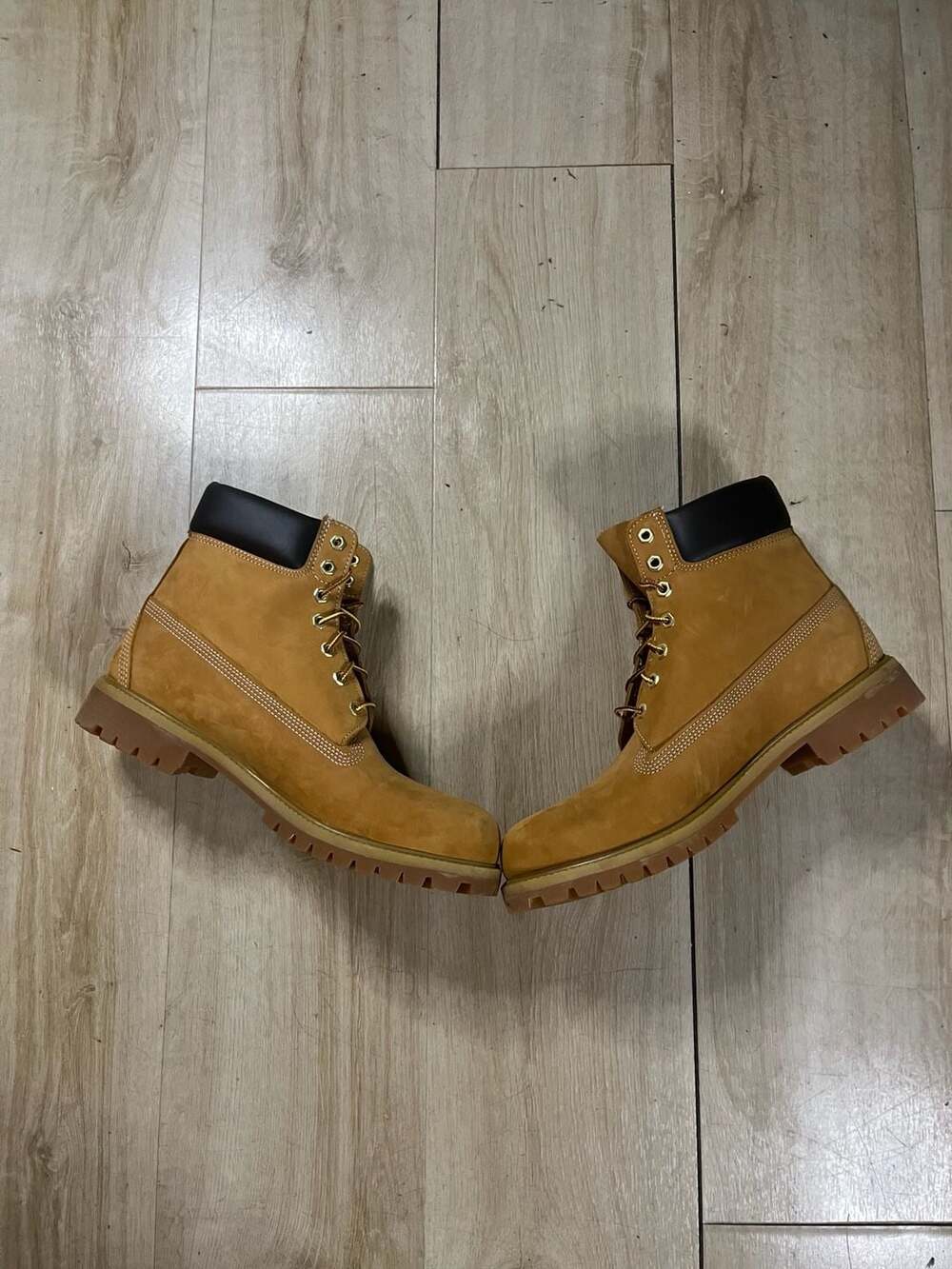 Timberland Men's Premium 6-Inch Waterproof Boots Wheat Nubuck